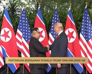 Pertemuan bersejarah Donald Trump dan Kim Jong Un