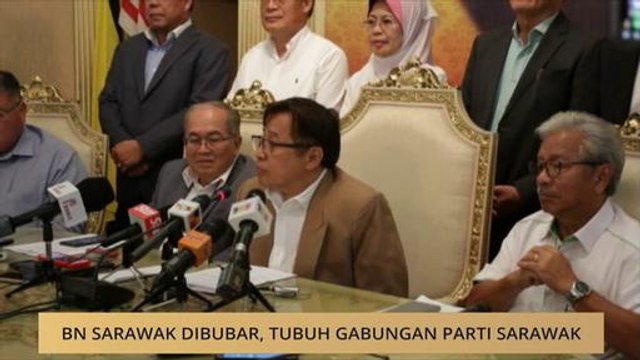 BN Sarawak dibubar, tubuh gabungan parti Sarawak