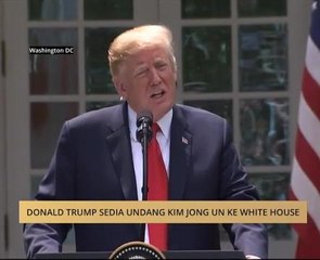 Donald Trump sedia undang Kim Jong Un ke White House
