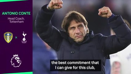 Download Video: Conte can't guarantee how long he'll be Spurs coach