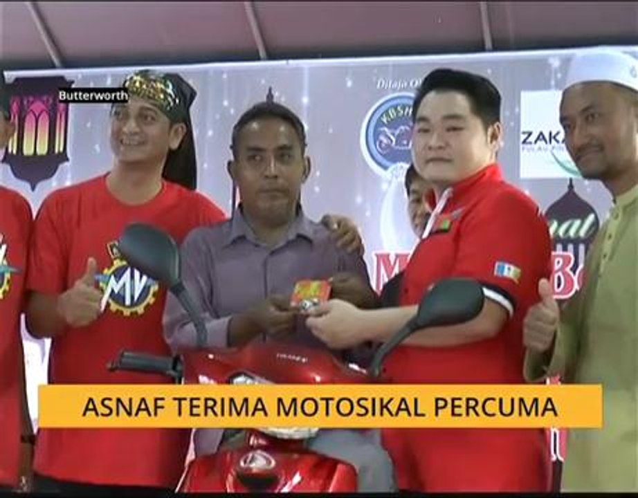 Asnaf terima motosikal percuma