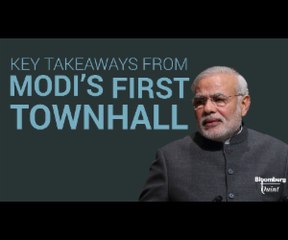 Prime Minister Modi’s First Townhall