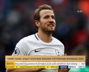 Harry Kane lanjut kontrak dengan Tottenham sehingga 2024