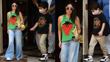 Kareena Kapoor बेटे Taimur को आउटिंग पर लेकर चली यहां | FilmiBeat