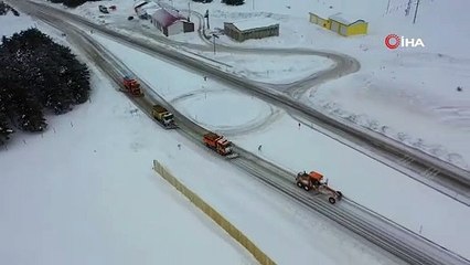 Doğunun yüksek kesimlerde kar yağışı etkili oldu