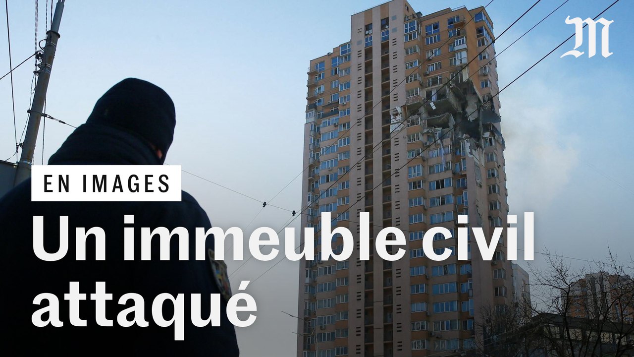 Kiev : un immeuble résidentiel visé par un missile russe
