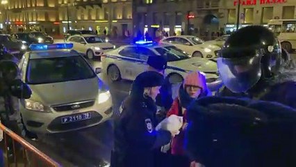 Europeus protestam contra Putin