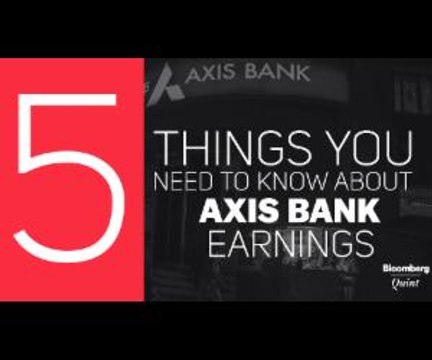 Axis Bank Earnings in Less Than a Minute