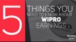 Wipro Earnings in Less Than a Minute
