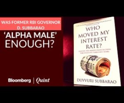 Former RBI Governor D Subbarao on Being an Alpha-Male