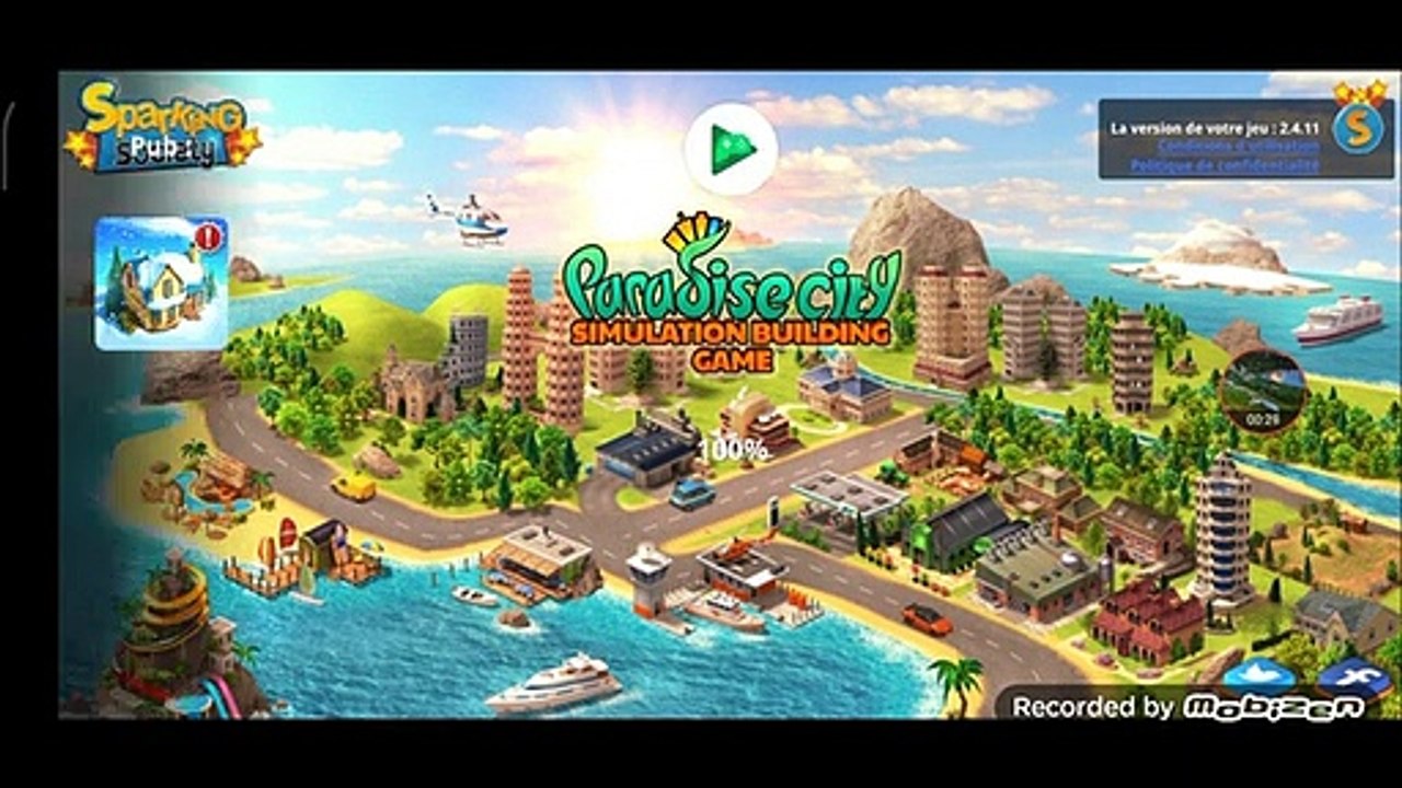 JE DÉCOUVRE SIM VILLE SUR ÎLE PARADISIAQUE (UN JEUX DE VILLE)