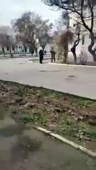 A Ukrainian Woman Citizen Stands Before Russian Soldiers: ‘What Are You Doing In Our Country?’