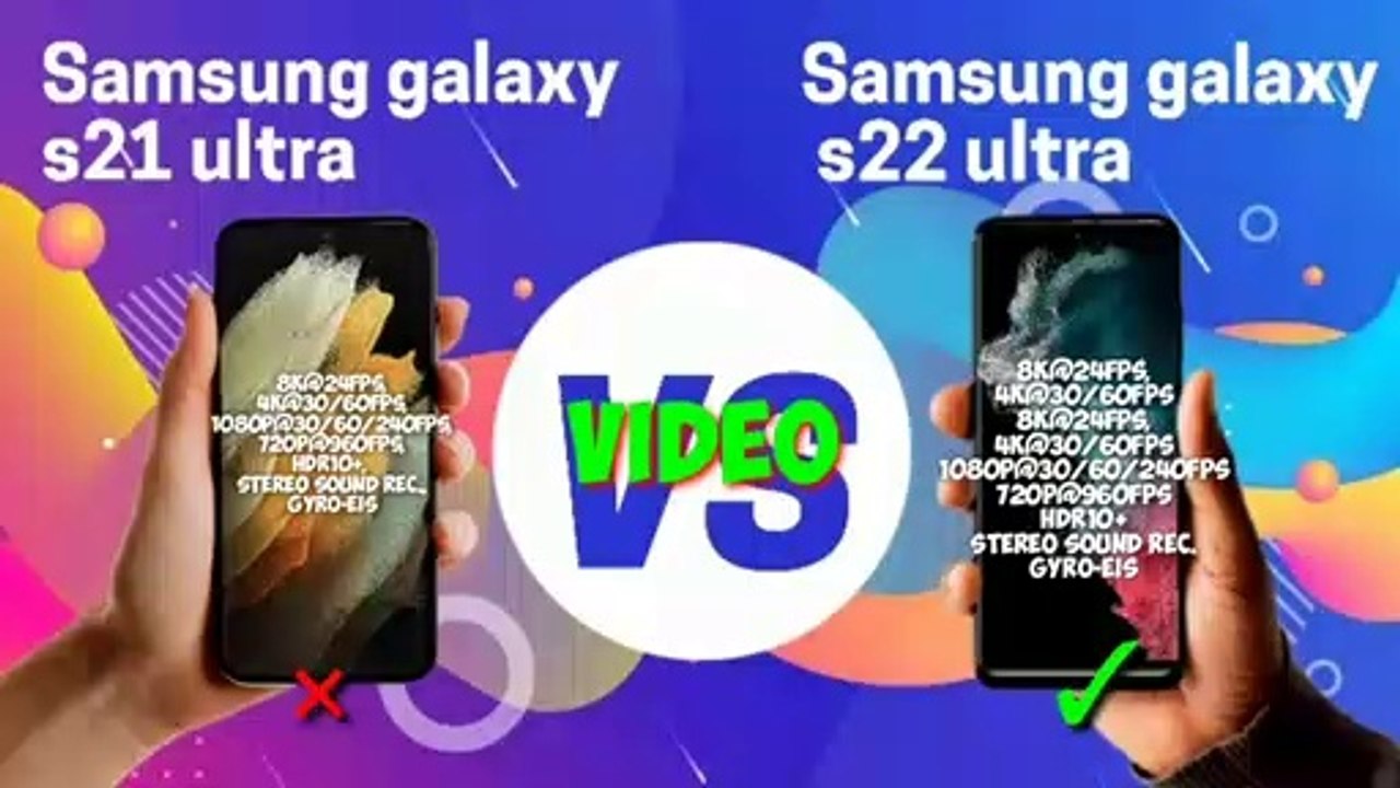Samsung galaxy s22 ultra vs Samsung galaxy s21 ultra