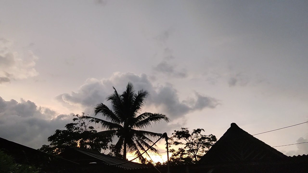 In the sky