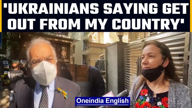 'Ukrainians saying get out from my country' | Show of strength outside embassy | Oneindia News