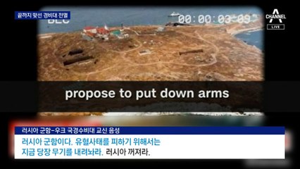 “러시아 꺼져라”…투항 거부한 우크라 경비대의 마지막 외침