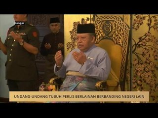 Undang-Undang Tubuh Perlis  berlainan berbanding negeri lain