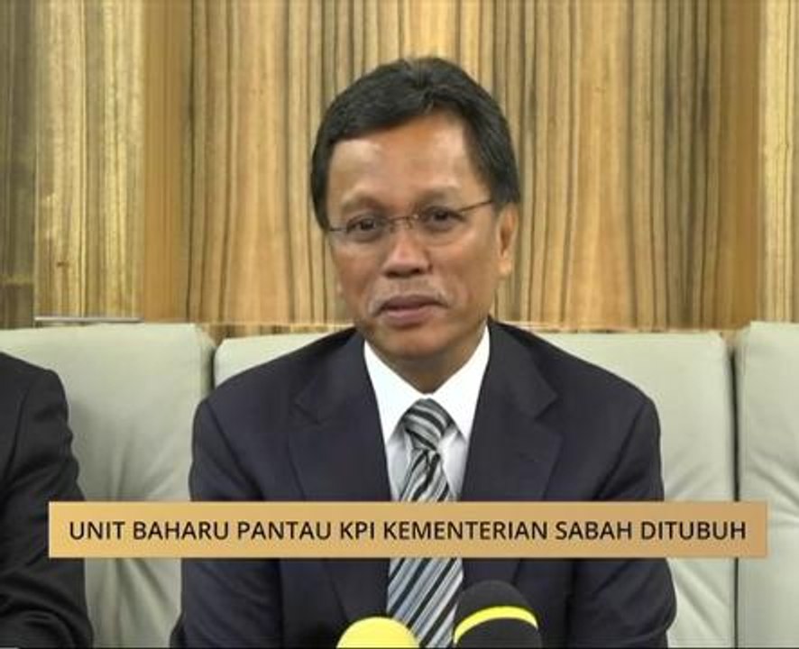 Unit baharu pantau KPI kementerian Sabah ditubuh