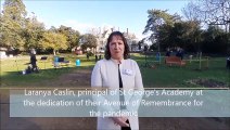 St George's Academy dedicates its Avenue of Remembrance to the coronavirus pandemic