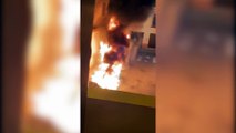 Detenidos por la quema de contenedores en Utrera