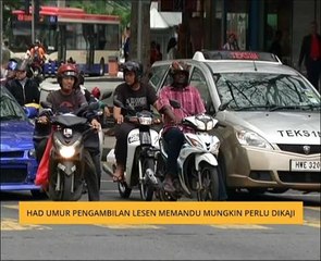 Had umur pengambilan lesen memandu mungkin perlu dikaji