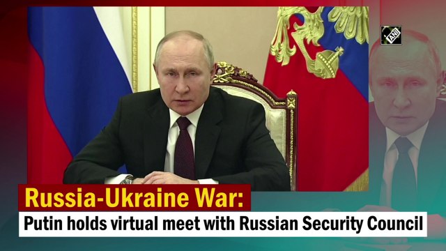 Russia-Ukraine War: Putin holds virtual meet with Russian Security Council