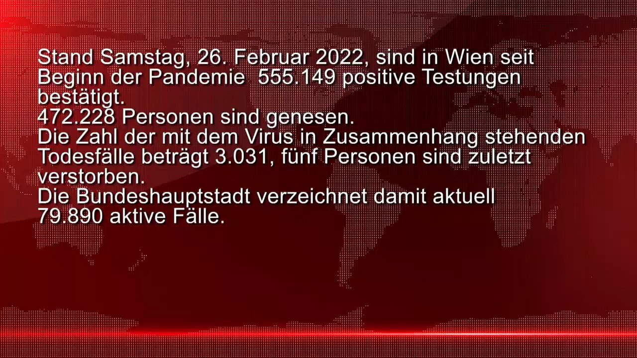 Corona News Wien Stand 26.02.2022
