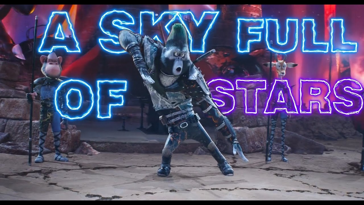 SING 2 Sing along with Johnny to Sky Full of Stars Illumination