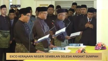 Exco kerajaan Negeri Sembilan selesai angkat sumpah