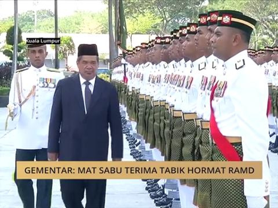 Gementar: Mat Sabu terima tabik hormat RAMD