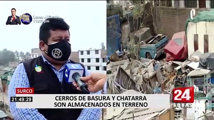Surco: intervienen enorme almacén de reciclaje clandestino
