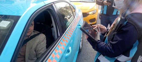 Şişli'de ticari taksi denetimi