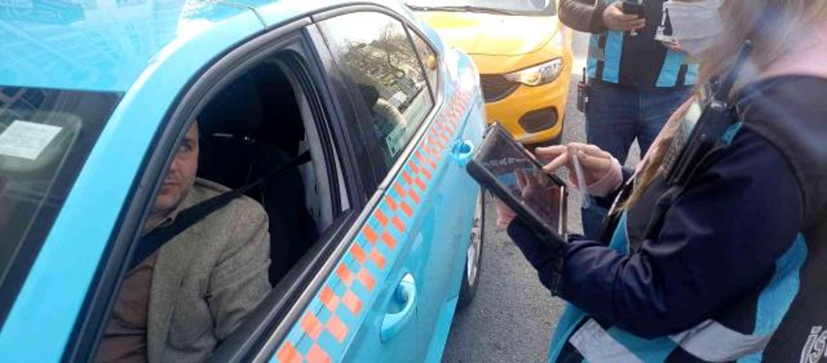 Şişli'de ticari taksi denetimi
