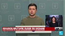 REPLAY - Le président Volodymyr Zelensky lance un appel aux Ukrainiens et aux dirigeants européens