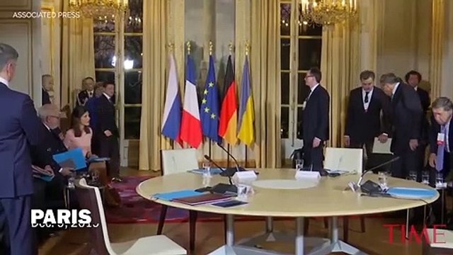 Russia President Putin And Ukraine President Zelensky Sit Down For Peace Talks For First Time TIME
