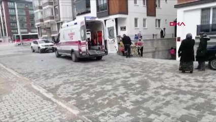 PENCEREDEN DÜŞEN YAŞLI KADIN YARALANDI
