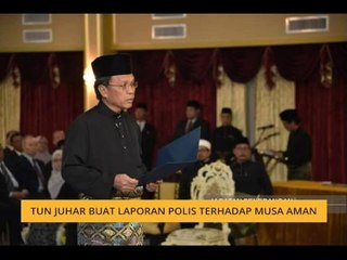 Tun Juhar buat laporan polis terhadap Musa Aman