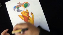 Drawing 3D Winnie- Trick Art by Vamos