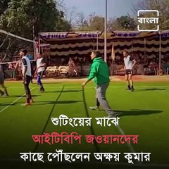 Akshay Kumar Plays Volleyball With ITBP Soldiers