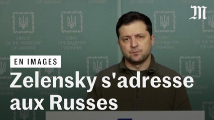 Descargar video: « Cette guerre doit être arrêtée » : Volodymyr Zelensky s'adresse aux Russes