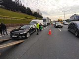 Ümraniye TEM'de zincirleme kaza; trafik yoğunluğu yaşandı