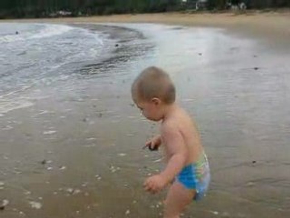 à la plage