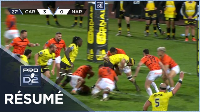 PRO D2 - Résumé US Carcassonne-RC Narbonnais: 31-10 - J22 - Saison 2021/2022