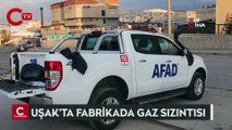 Uşak'ta fabrikada gaz sızıntısı: Bir işçi hayatını kaybetti