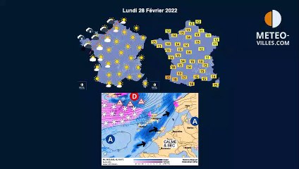 prévisions météo du samedi 26 février 2022
