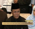 Sidang media Datuk Shafie Apdal selepas angkat sumpah