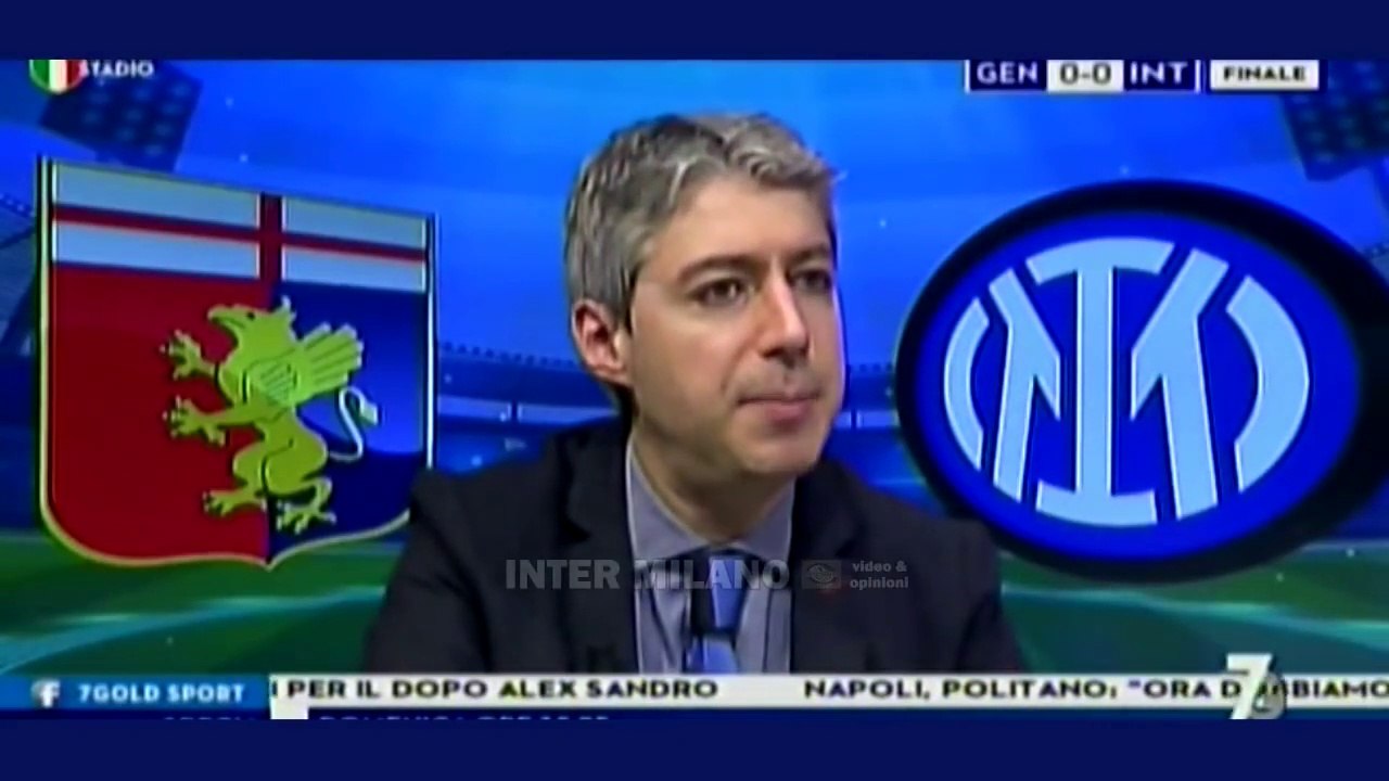 GENOA-INTER post-match * BORRELLI: ATTACCANTI POCO LUCIDI, INUTILE CRITICARE INZAGHI, PIÙ DI COSÌ...