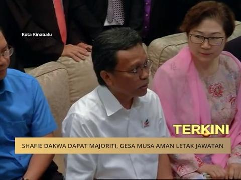 #MalaysiaMemilih: Shafie dakwa dapat majoriti, gesa Musa Aman letak jawatan