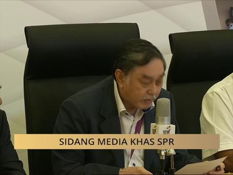 Sidang media khas SPR: Pengumuman keputusan rasmi DUN Melaka