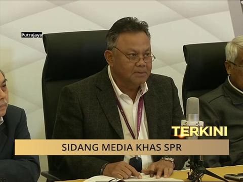 Sidang media khas SPR: Pengumuman keputusan rasmi kerusi DUN Negeri Sembilan